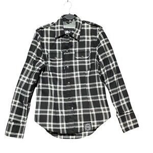 Speed and Strength Women's Plaid Motorcycle Shirt Jacket Kevlar Armor‎ Lined WLG
